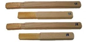 Blue Sports Wood End Plug, Size: Jr 8"