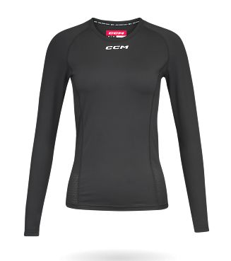 CCM Women's Compression Long Sleeve Top - WMN, Size: X-SMALL