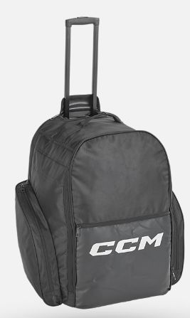 CCM 490 Player Wheel Backpack, Colour: BLACK