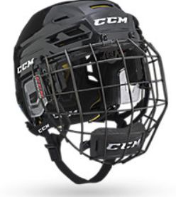 CCM Tacks 310 Combo Helmet, Colour: BLACK, Size: SMALL