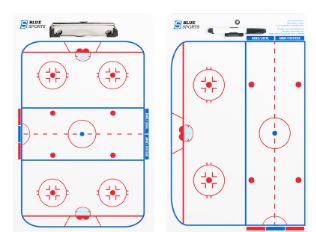 Blue Sports Double-Sided Clipboard