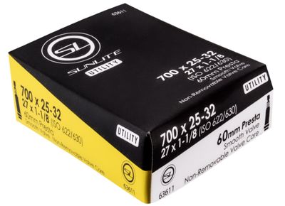 Utili-T Standard Presta Valve Tubes 700 x 25-32 60mm SV