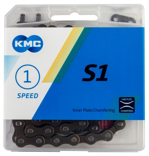 KMC S1 - Single Speed Chain, Colour: silver