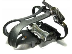 VP-349AT ALLOY MTB PEDAL W/TOE CLIPS