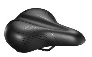 Giant Contact City Unisex Saddle, Colour: Black