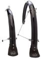 HARDCORE 45mm FENDERS W/MUD FLAPS BLACK