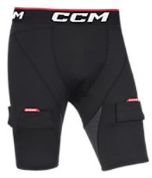CCM Compression Short with Jock - SR