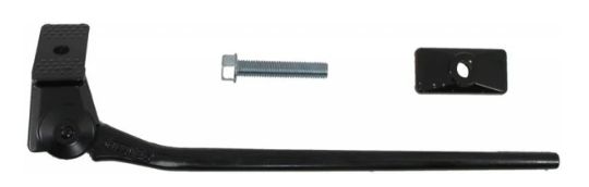 ALLOY KICKSTAND 285mm BLACK, Colour: Black, Size: 285mm