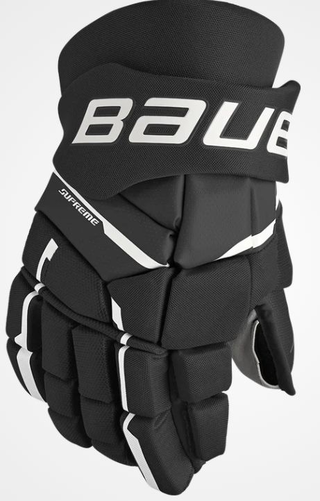 Bauer Supreme M5 Pro Gloves - JR, Colour: BLACK/WHITE, Size: 10.0