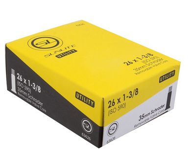 Utili-T Standard Schrader Valve Tubes 26 x 1-3/8