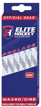 Elite Waxed Laces, Colour: White, Size: 72"