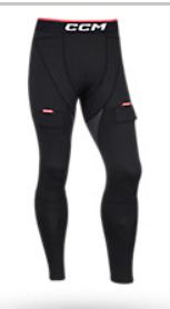 CCM Compression Pant with Jock - SR, Size: SMALL