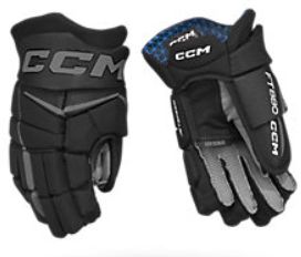 CCM JetSpeed FT880 Gloves - JR, Colour: Black, Size: 10.0