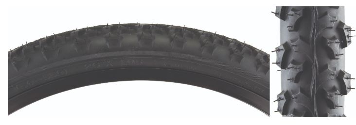 MTB Alpha Bite Tire, Colour: Black, Size: 26 x 1.95