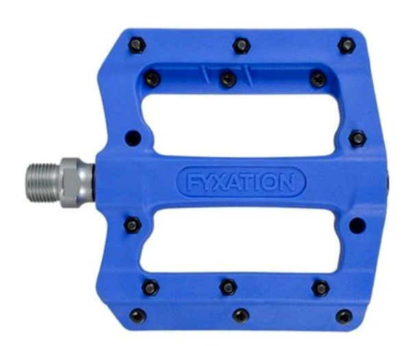 Fyxation Mesa MP Nylon Platform Pedals with 9/16" Pins, Colour: Blue