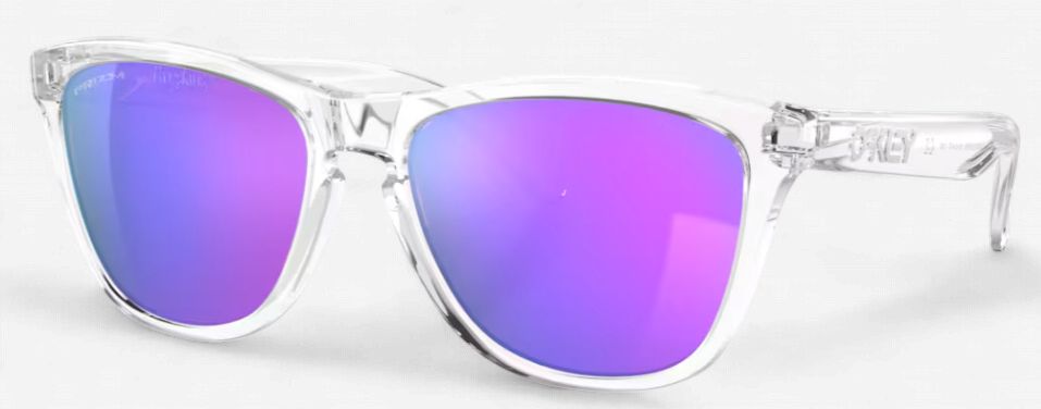 Frogskins, Colour: Polished Clear/Violet