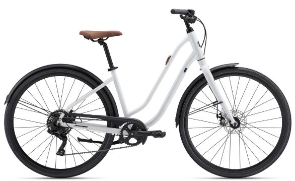 Giant LIV Flourish 3 Disc - Hybrid Bike, Colour: White, Size: X-Small