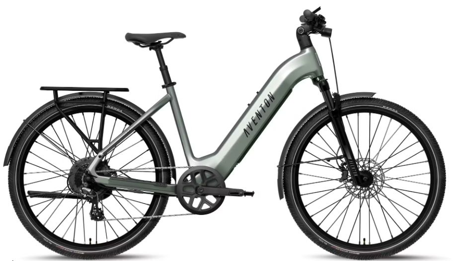 Aventon Level 4 REC Step-Through, Colour: Glacier Mint, Size: Regular