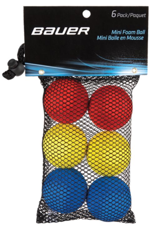 Bauer Mini Foam Balls 6pk