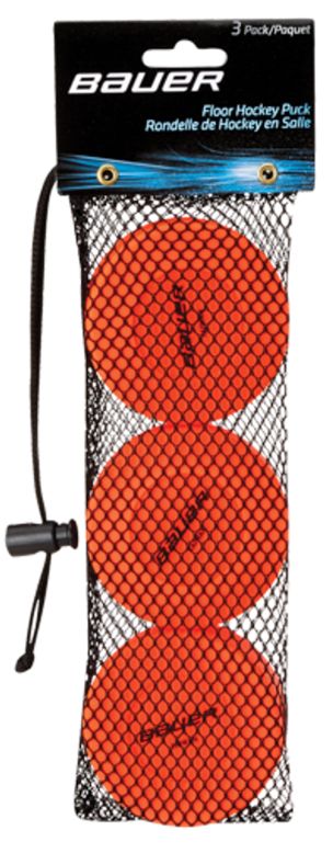 Bauer Floor Hockey Puck - 3pk