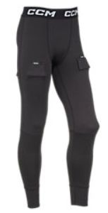 CCM Baselayer Pant w/ Jock, Size: Youth S/M