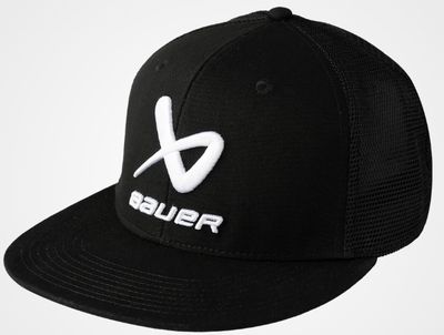 Bauer Core Flatbrim Snapback - SR Black
