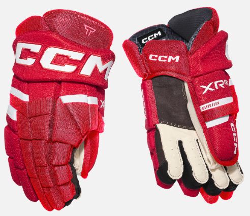CCM Tacks XR 80 Glove - JR, Colour: Red, Size: 10