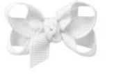 Infant 1.5 White Bow