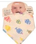 LB Turtles/Fish Bandana Bib Set