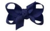 Infant 1.5 Dark Navy Bow