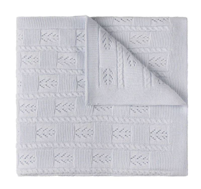 Feltman Brothers Pointelle Knit Blanket