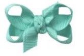 Infant, Aquamarine, Snap Clip Bow