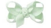 Infant, Powder Mint, Snap Clip Bow