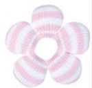 Pink &amp; White Stripe Rattle