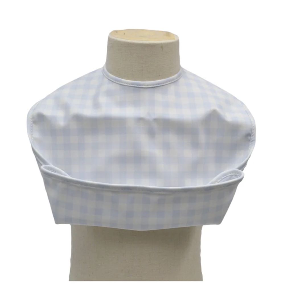 Pimlico Check Bib | Blue