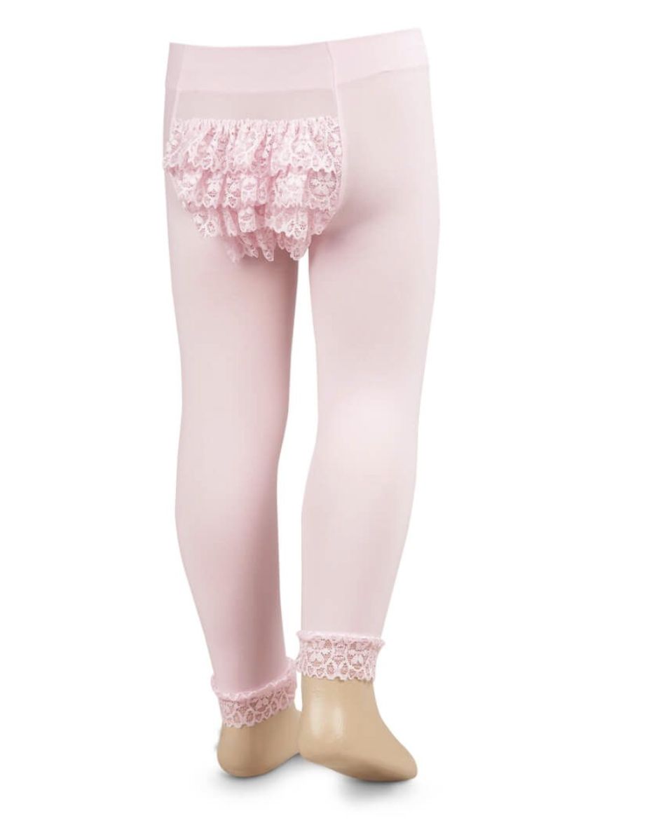 Jefferies Socks Microfiber Rhumba Lace Footless Tights
