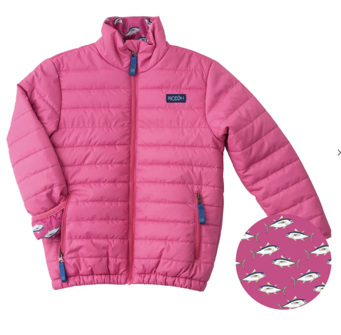 Puffer Jacket Raspberry Rose