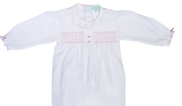 Pima Cotton Hand Smocked Romper