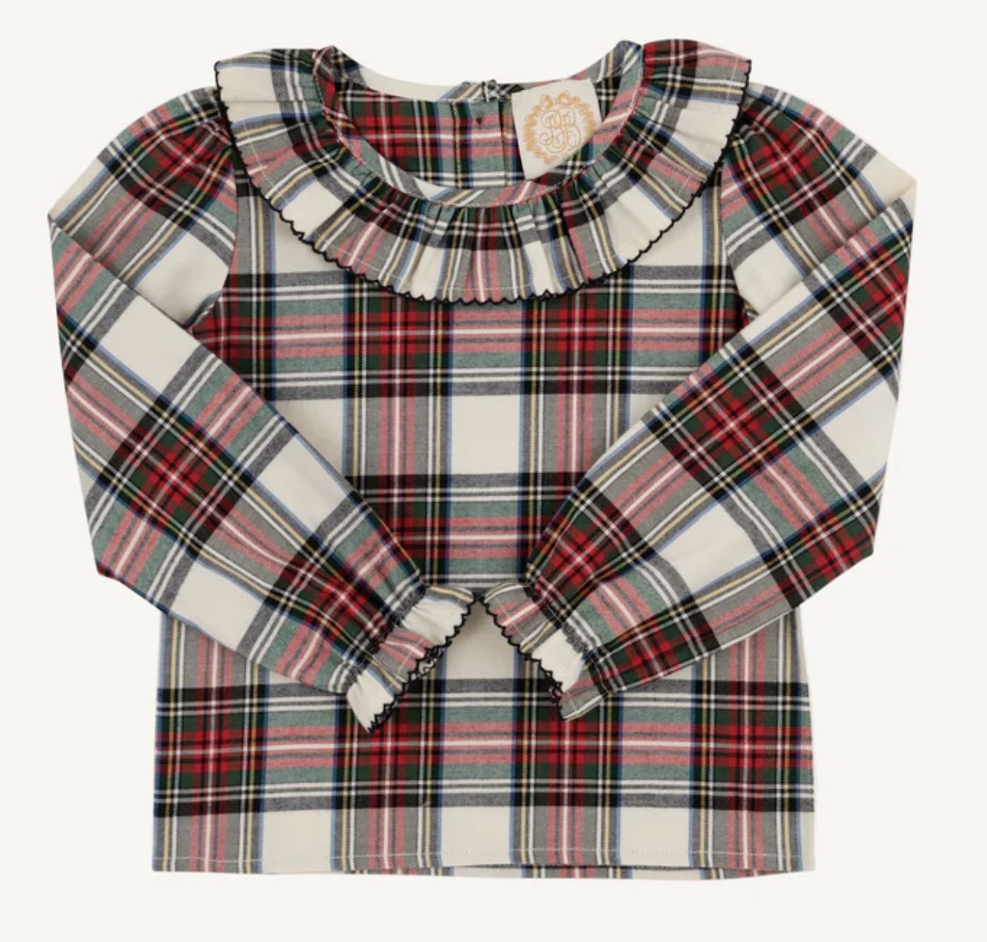 Charlie Plaid/LS Ramona Ruffle