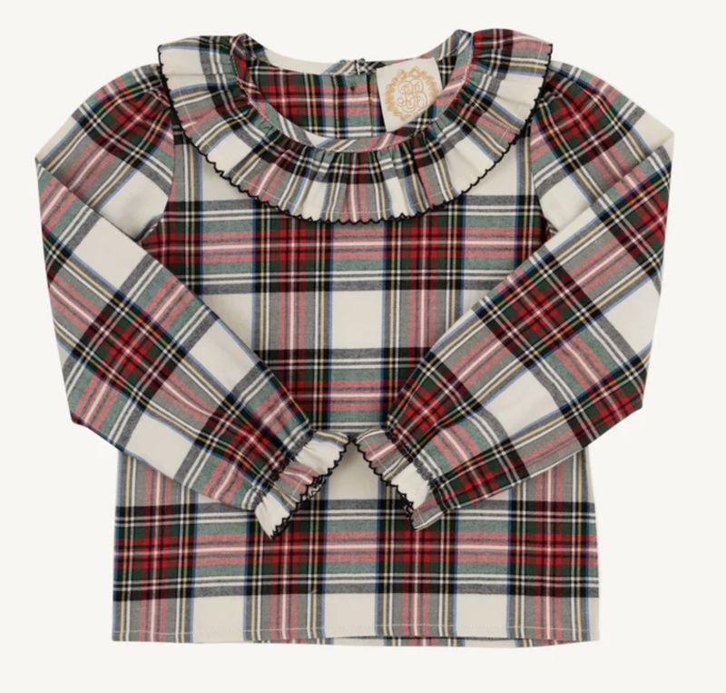 Charlie Plaid/LS Ramona Ruffle