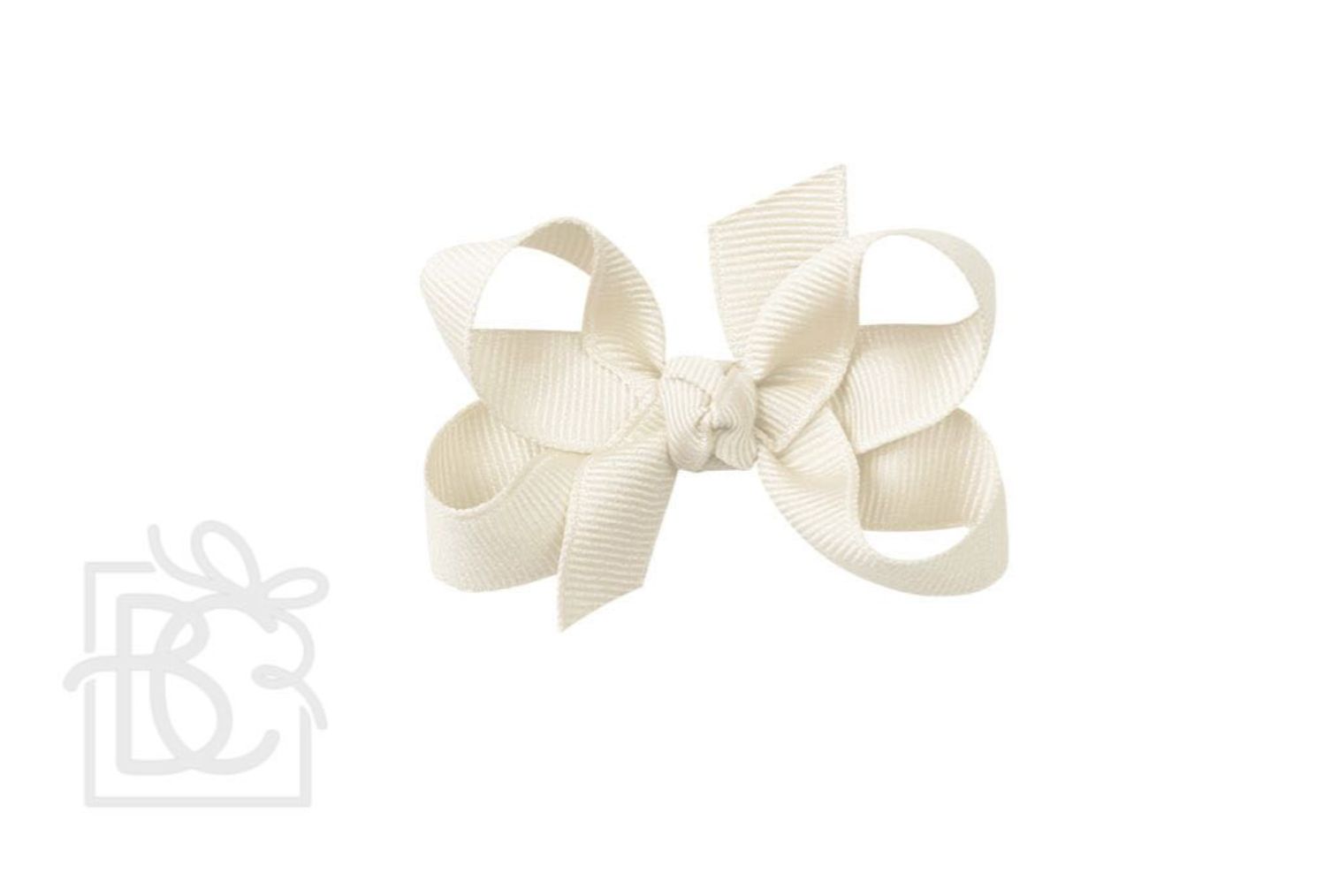 Small 3.0 Bow, Colors: Antique White, Size: Small 1.5