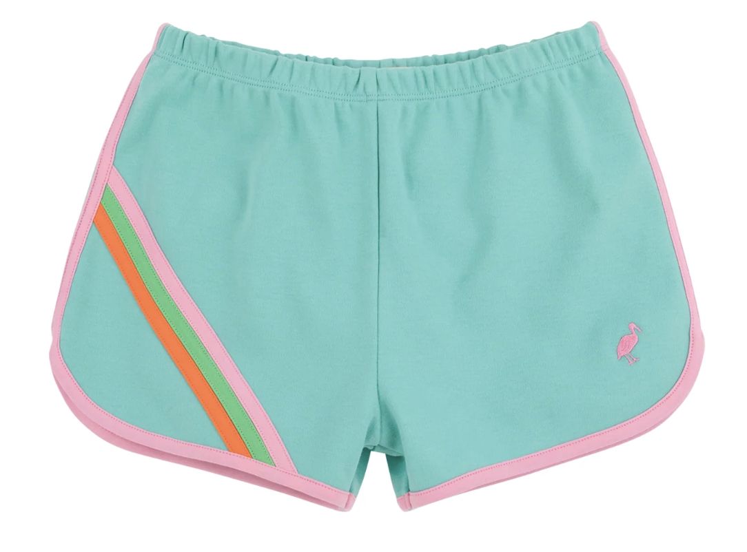 Turks Teal/Hot Pink Cheryl Shorts