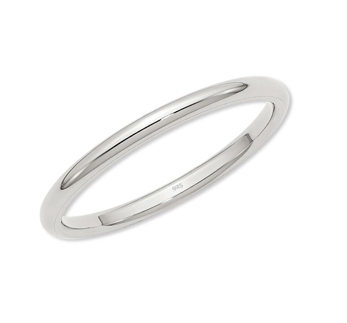 Baby Ring Sterling Silver Band 2mm