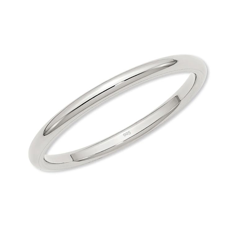 Baby Ring Sterling Silver Band 2mm