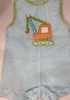 Excavator Applique Sunsuit