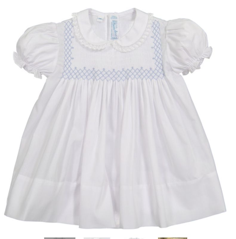 Vintage Smocked Bodice Dress