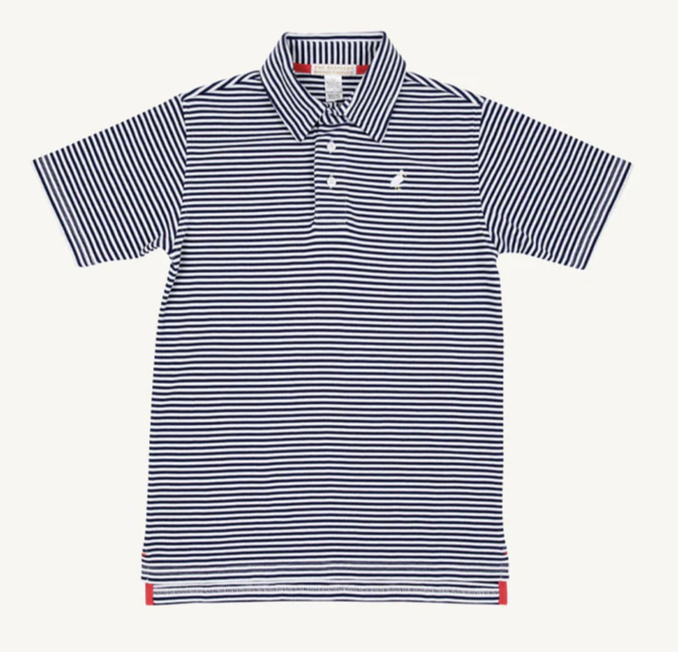 Nantucket Navy Stripe Polo Shirt or Onesie