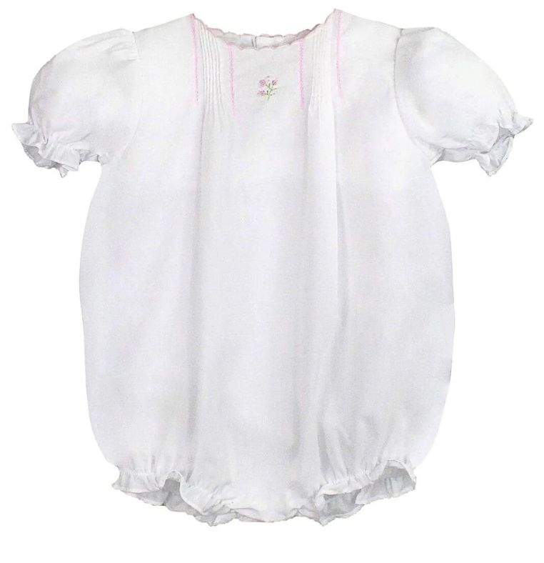 Flower Embroidered Heirloom Bubble