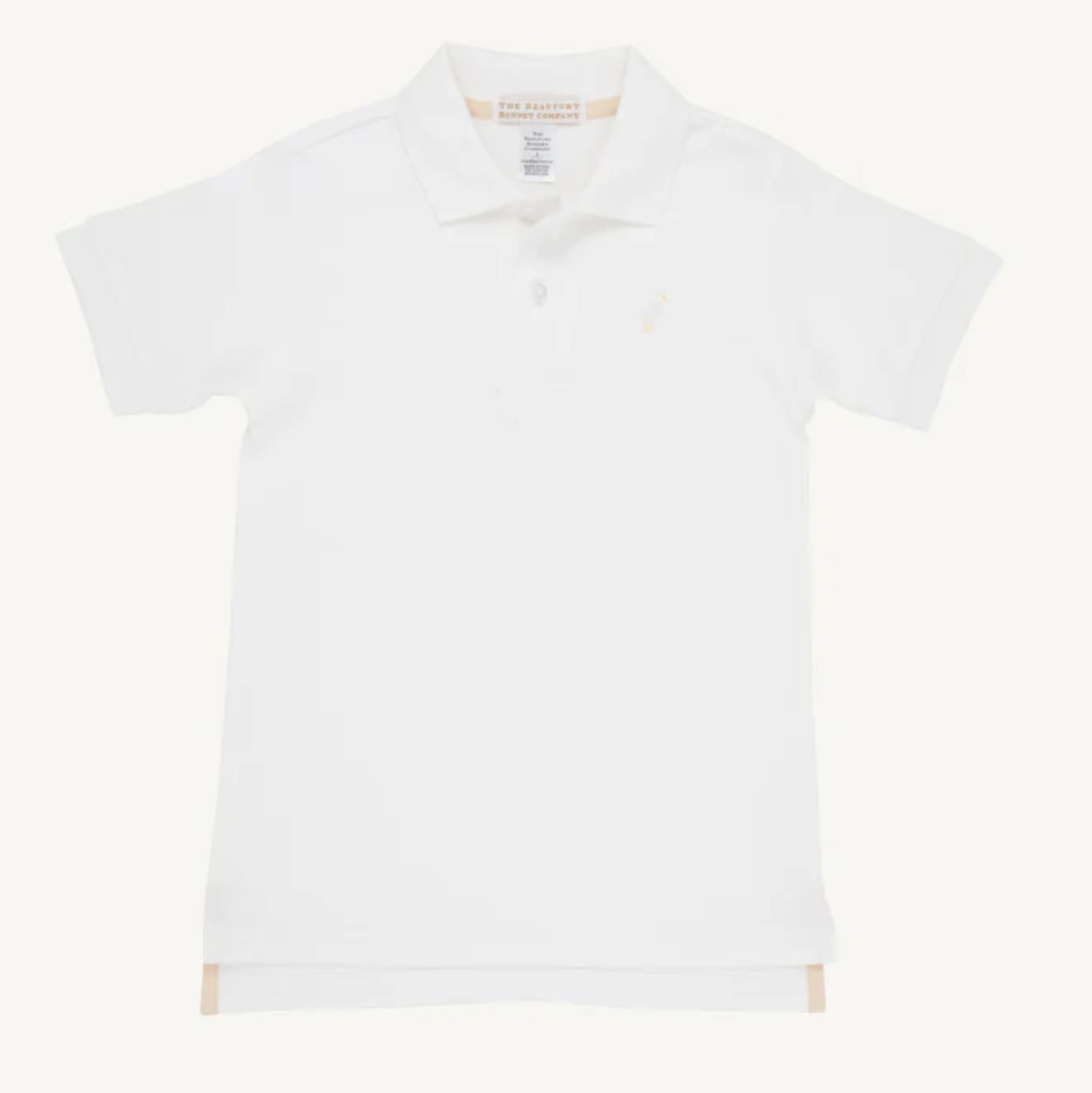 Prim and Proper Polo SS Worth Ave. White Multicolor
