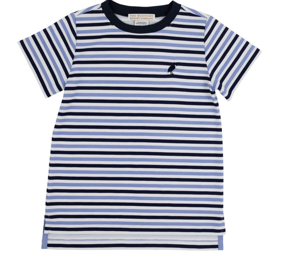 Kennedy Cruise Stripe Nantucket Navy Carter Crewneck